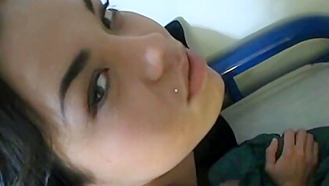 Pretty Girlfriend Doing A Video With Her Partner