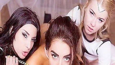 Anissa Kate, Ava Koxxx And Potro De Bilbao In Rogue Cum