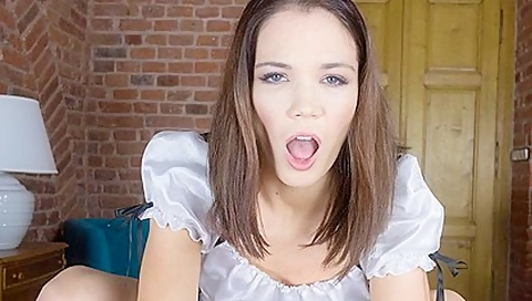 Horny Maid Cleans Your Cock