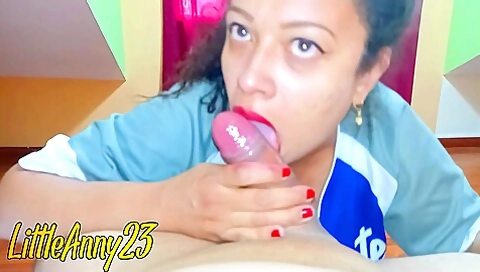 My Girlfriend Suck Me Off Early In The Morning And Takes My Cum Before Going To Her Baseball Game